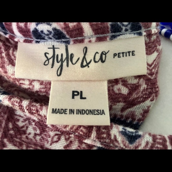 BoHo Style top Petite Large - Picture 8 of 9